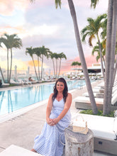 Load image into Gallery viewer, Cerulean Stripe Maxi Dress