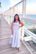 Load image into Gallery viewer, Cerulean Stripe Maxi Dress