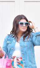 Load image into Gallery viewer, Ocean Blue Retro Sunnies