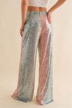 Load image into Gallery viewer, Silver Ombre Sequin Pants