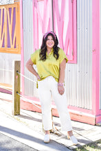 Load image into Gallery viewer, Callie Silky Button Down in Citron