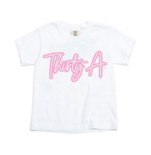 Load image into Gallery viewer, Kids White & Pink Thirty-A Tee
