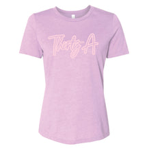 Load image into Gallery viewer, Ladies Lilac & Pink Thirty-A Tee