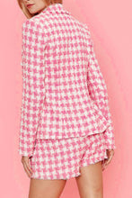 Load image into Gallery viewer, Channy Pink Tweed Blazer