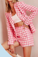 Load image into Gallery viewer, Channy Pink Tweed Blazer