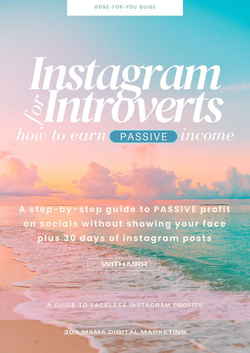 Instagram for Introverts: How to Earn Passive Income