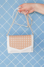 Load image into Gallery viewer, Birdie Wicker Bag in White