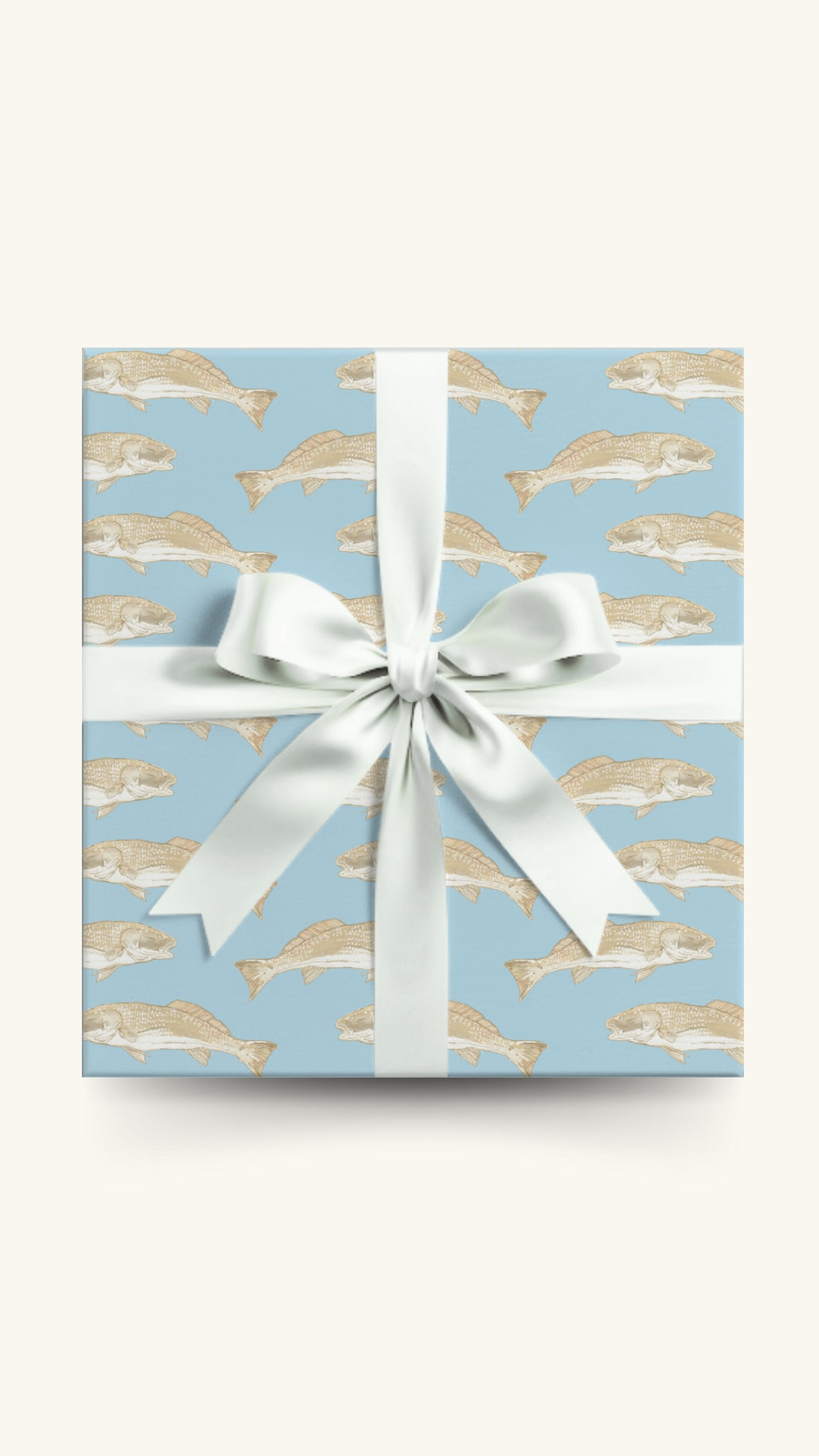 Wrapping Paper Sheets - Redfish Run in Slate