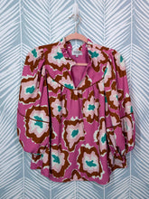 Load image into Gallery viewer, CLOSET SALE pink and copper flower top
