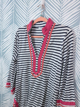 Load image into Gallery viewer, CLOSET SALE terry stripe coverup