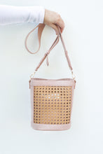 Load image into Gallery viewer, Florence Blush Wicker Bag