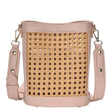 Load image into Gallery viewer, Florence Blush Wicker Bag