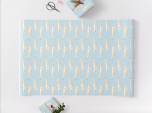 Wrapping Paper Sheets - Redfish Run in Slate