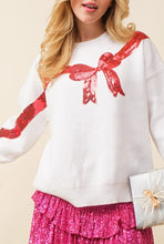 Load image into Gallery viewer, Sequin Bow Sweater