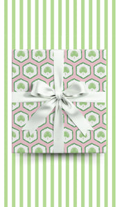 Wrapping Paper Sheets - Palm Paradise in Pink