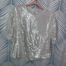Load image into Gallery viewer, CLOSET SALE clear sequin top