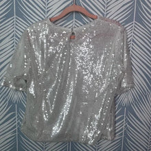 Load image into Gallery viewer, CLOSET SALE clear sequin top