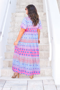 Isla Printed Maxi Dress