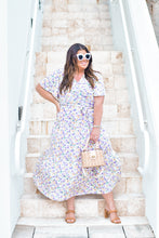 Load image into Gallery viewer, Lilac Bouquet Maxi Dress