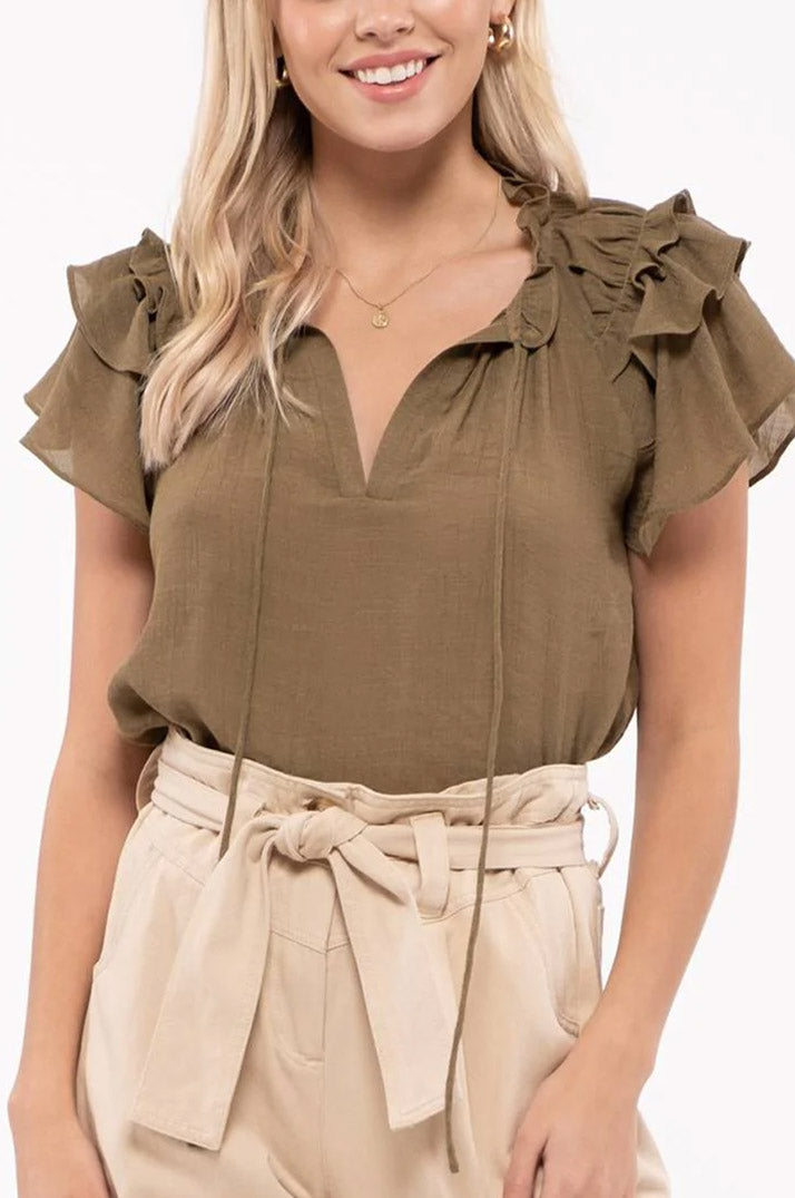 Wren Ruffle Top