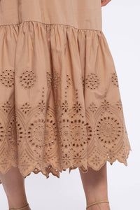 She's a Natural Embroidered Skirt