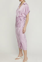 Load image into Gallery viewer, That&#39;s a Wrap Lilac Dress
