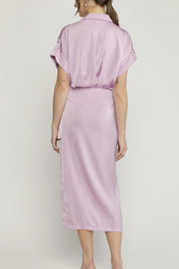 That's a Wrap Lilac Dress