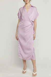 That's a Wrap Lilac Dress