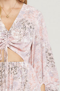 Under the Palms Cutout Maxi Dress FINAL SALE