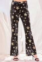 Load image into Gallery viewer, Midnight Sky Sequin Pants